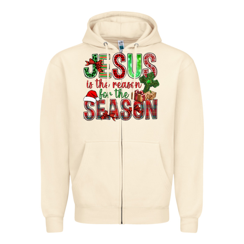 Jesus Is The Reason For The Season Christmas Bbs Zipper Hoodie by BundleAndBundleShop | Teevron