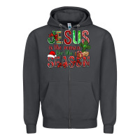 Smoke jesus is the reason for the season christmas bbs Zipper Hoodie - BundleAndBundleShop