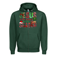 Sports Green jesus is the reason for the season christmas bbs Zipper Hoodie - BundleAndBundleShop