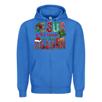 True Royal jesus is the reason for the season christmas bbs Zipper Hoodie - BundleAndBundleShop