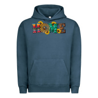 Pigment Midnight Navy western home wind wheel Urban Hoodie - Artiststas