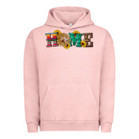 Pigment Salmon western home wind wheel Urban Hoodie - Artiststas