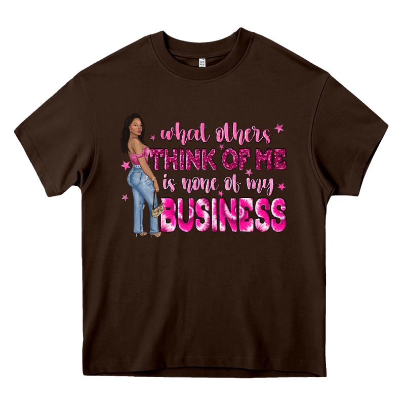 What Other Think Of Me Is None Of My Business Heavy Core Tee by NancyCooperArtShop | Teevron
