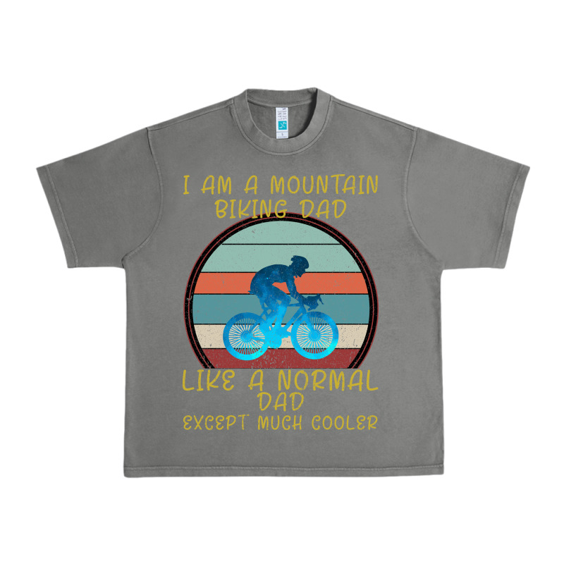 I Am A Mountain Biking Dad Urban Heavy Tee by Bettercallsaul | Teevron