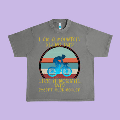 I Am A Mountain Biking Dad Urban Heavy Tee Designed By Bettercallsaul