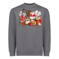 Baseball Coffee Cups Heavyweight Sweatshirt | Teevron