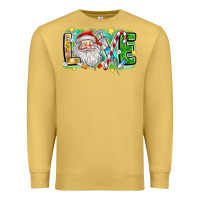 Antique Gold Love Santa Premium Sweatshirt - CowhideDigitalArt