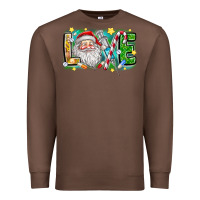Chestnut Love Santa Premium Sweatshirt - CowhideDigitalArt
