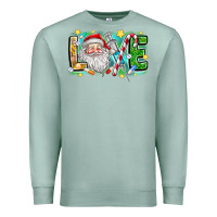 Seafoam Love Santa Premium Sweatshirt - CowhideDigitalArt