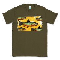 Army Green Colorado Greenback Cutthroat Trout Fish Classic Tee - Bettercallsaul