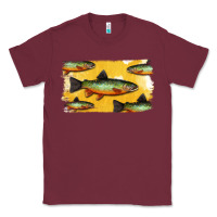 Burgundy Colorado Greenback Cutthroat Trout Fish Classic Tee - Bettercallsaul