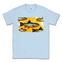 Dusty Blue Colorado Greenback Cutthroat Trout Fish Classic Tee - Bettercallsaul