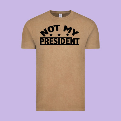 Not My President Vintage Tee Designed By Bettercallsaul