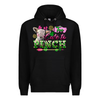 Black too cute to pinch Premium Hoodie - FaDigitalArtStudio