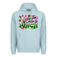 Blue Mist too cute to pinch Premium Hoodie - FaDigitalArtStudio