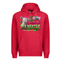 Cardinal too cute to pinch Premium Hoodie - FaDigitalArtStudio