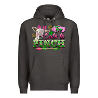 Smoke too cute to pinch Premium Hoodie - FaDigitalArtStudio