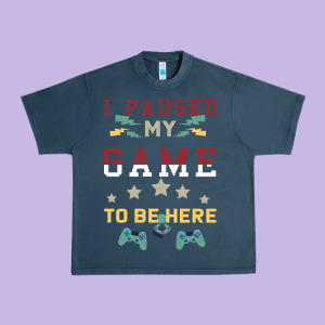 I Paused My Game To Be Here Urban Heavy Tee Designed By Bettercallsaul