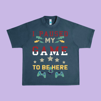 I Paused My Game To Be Here Urban Heavy Tee Designed By Bettercallsaul