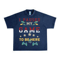 Navy I Paused My Game To Be Here Urban Heavy Tee - Bettercallsaul