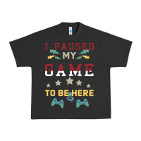 Pigment Black I Paused My Game To Be Here Urban Heavy Tee - Bettercallsaul