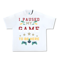 White I Paused My Game To Be Here Urban Heavy Tee - Bettercallsaul