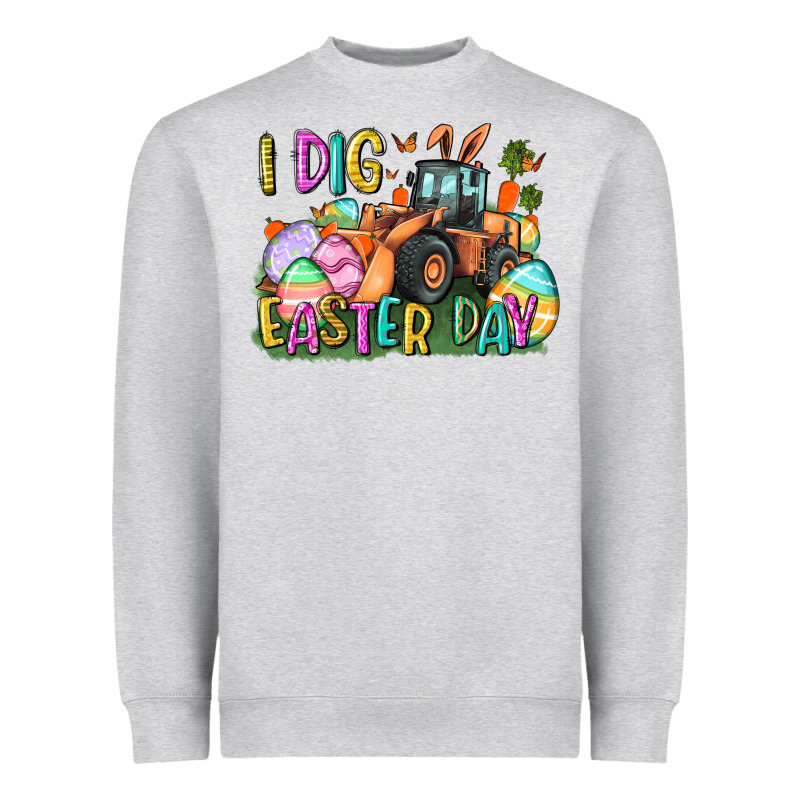 I Dig Easter Day Heavyweight Sweatshirt by CowGirlArtShop | Teevron