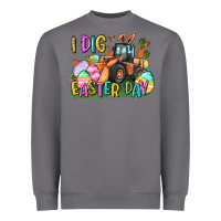 Storm I dig Easter Day Heavyweight Sweatshirt - CowGirlArtShop