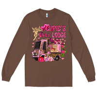 Chestnut Cupid's love lodge with truck Valentine's Day Long Sleeve Tee - HowdyJamesFarm