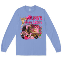 Colony Blue Cupid's love lodge with truck Valentine's Day Long Sleeve Tee - HowdyJamesFarm