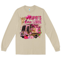 Mushroom Cupid's love lodge with truck Valentine's Day Long Sleeve Tee - HowdyJamesFarm