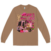 Toasted Coconut Cupid's love lodge with truck Valentine's Day Long Sleeve Tee - HowdyJamesFarm