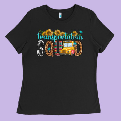 Transportation Squad Ladies Tee Designed By Nancycooperartshop