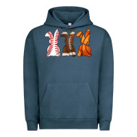 Pigment Midnight Navy western easter support bunny Urban Hoodie - Artiststas