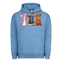 Pigment Pebble Blue western easter support bunny Urban Hoodie - Artiststas