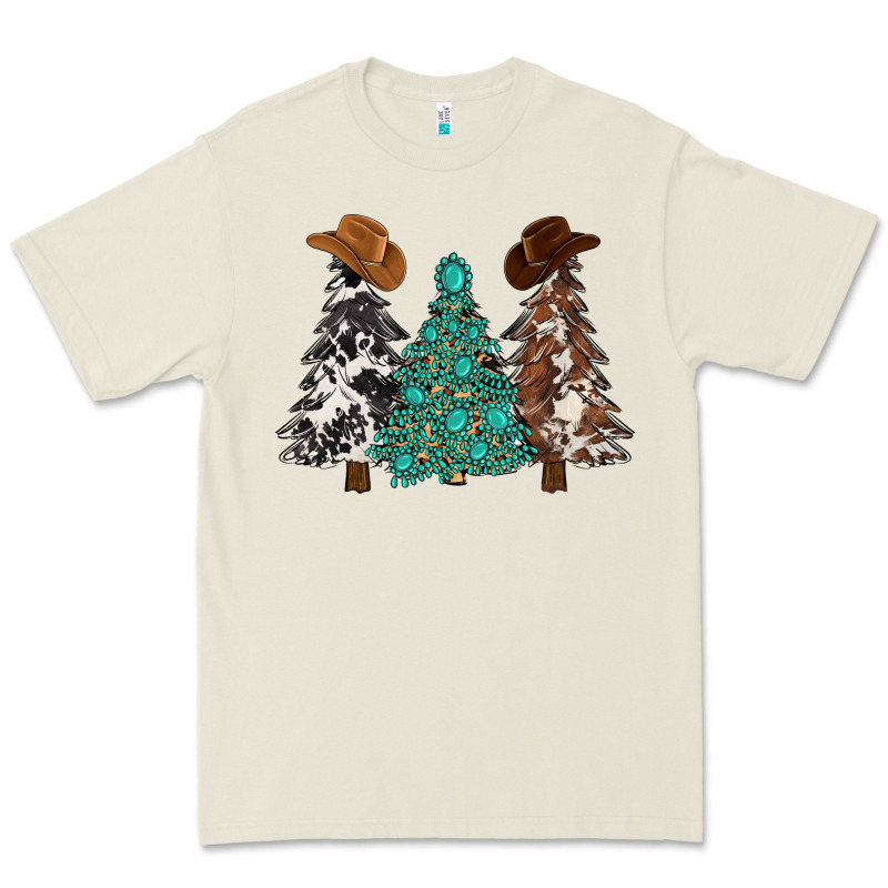 Cowhide With Gemstones Trees Premium Tee by MaliasSmallBusiness | Teevron