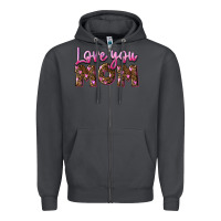 Smoke love you mom Zipper Hoodie - FaDigitalArtStudio