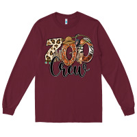 Burgundy zoo crew safari animals Long Sleeve Tee - RanaPortraitStore