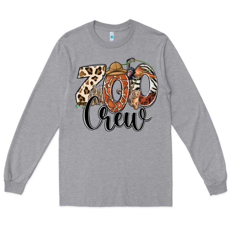 Zoo Crew Safari Animals Long Sleeve Tee by RanaPortraitStore | Teevron