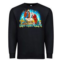Black Love Came Down Premium Sweatshirt - CowhideDigitalArt