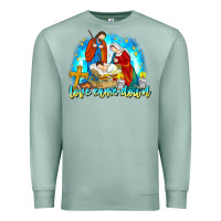 Seafoam Love Came Down Premium Sweatshirt - CowhideDigitalArt