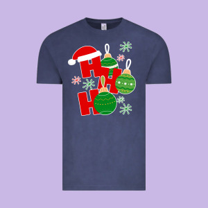 Christmas Ho Ho Ho Vintage Tee Designed By Bettercallsaul