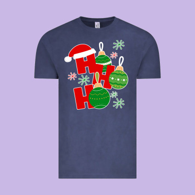 Christmas Ho Ho Ho Vintage Tee Designed By Bettercallsaul