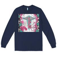 Navy lpn Long Sleeve Tee - TumblerDesignByShophia