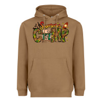 Toasted Coconut Summer Camp Heavyweight Hoodie - CowhideDigitalArt
