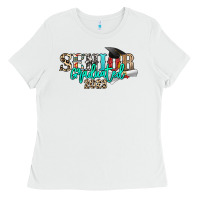White senior graduated 2023 Ladies Tee - NancyCooperArtShop