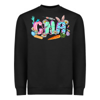 Black Easter CNA  Easter Day Heavyweight Sweatshirt - CowGirlArtShop
