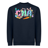 Navy Easter CNA  Easter Day Heavyweight Sweatshirt - CowGirlArtShop