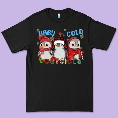Baby ıt's Cold Outside Premium Tee Designed By Maliassmallbusiness
