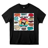 Black ı keep all my dad jokes in a dad a base Heavy Core Tee - MaliasSmallBusiness